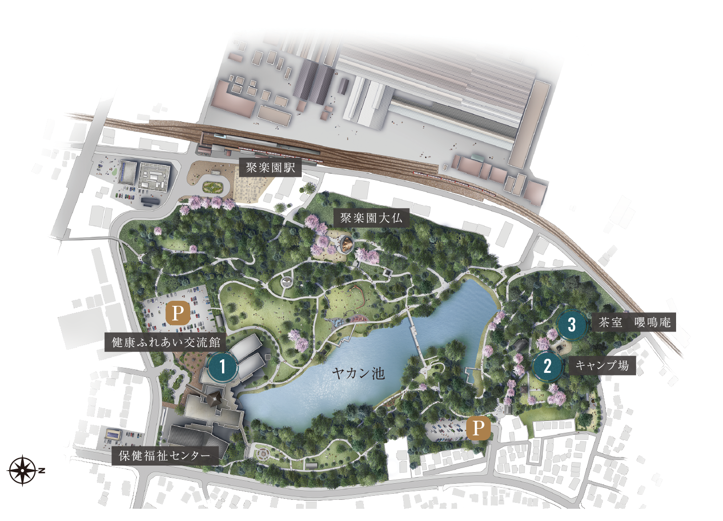 聚楽園公園図